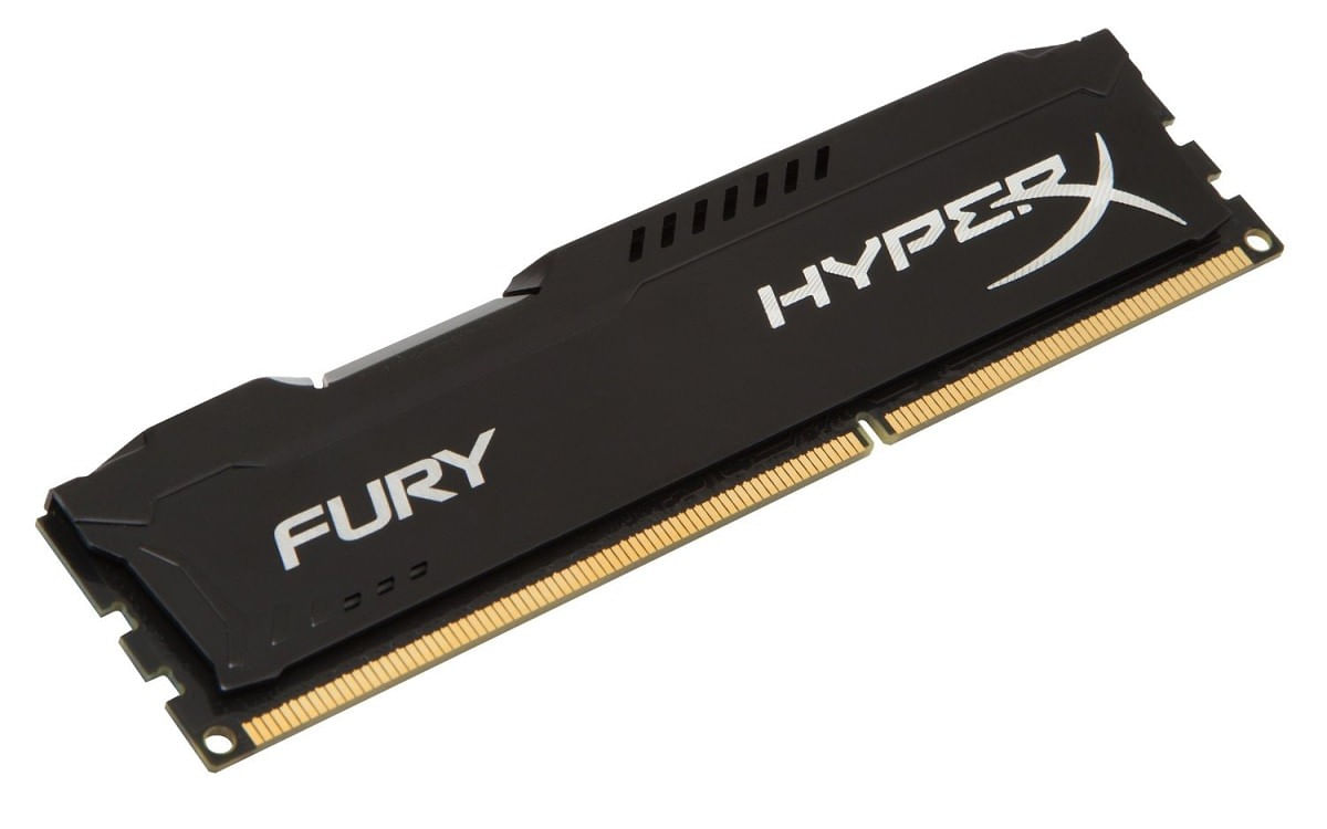 Memória 4GB DDR3 Kingston HyperX Fury 1600MHz Preto (HX316C10FB/4)