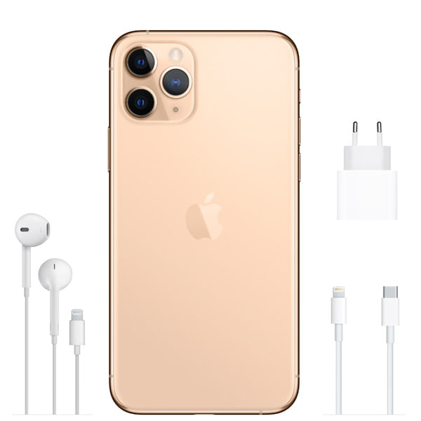 iPhone 11 Pro Max Apple Dourado 64GB Desbloqueado - MWHG2BZ/A
