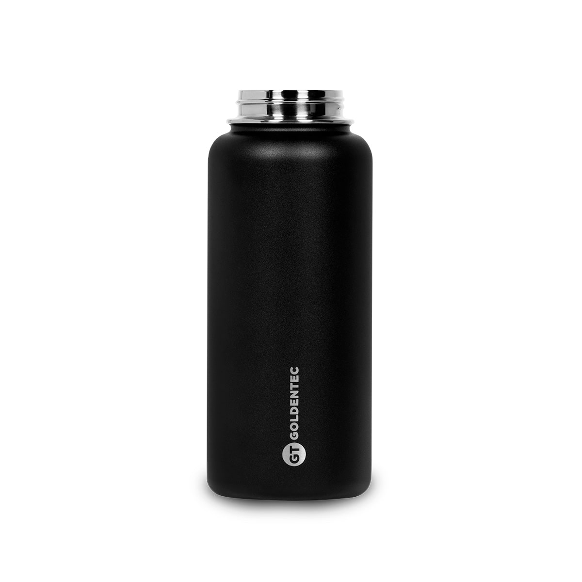 Encontraproduto.com.br - Garrafa Térmica Inox 1000 ml para bebidas quentes ou frias com tampo com bico - Preto